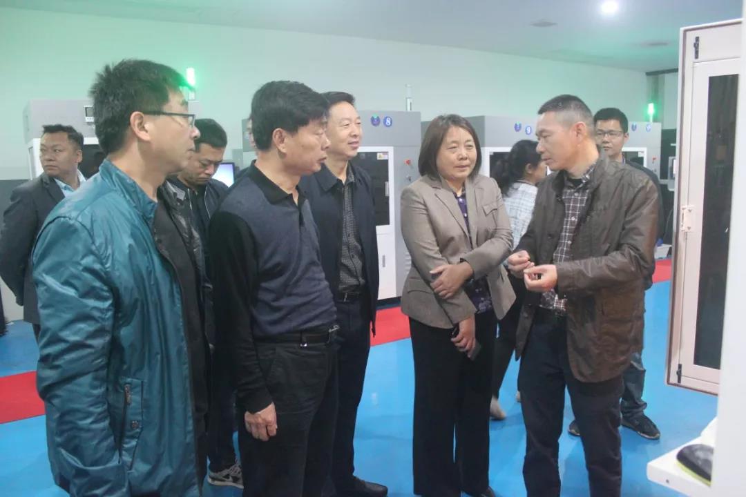 山东省宁阳县政协副主席辛艳珍一行莅临浙创科技参观交流