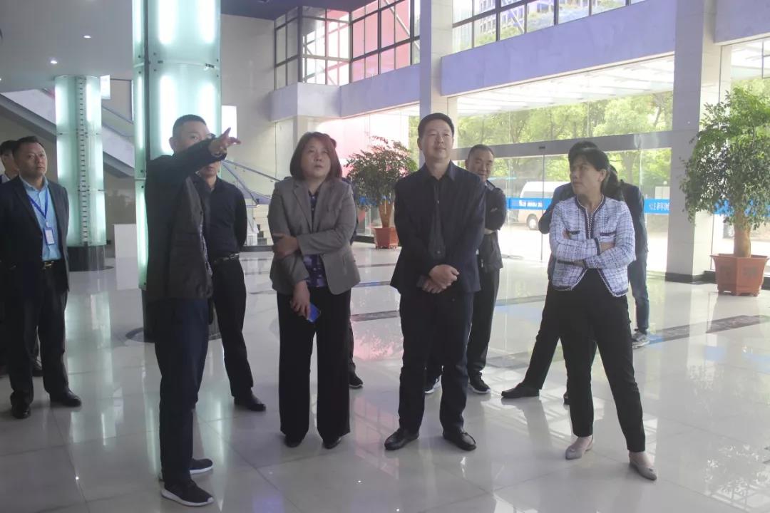 山东省宁阳县政协副主席辛艳珍一行莅临浙创科技参观交流